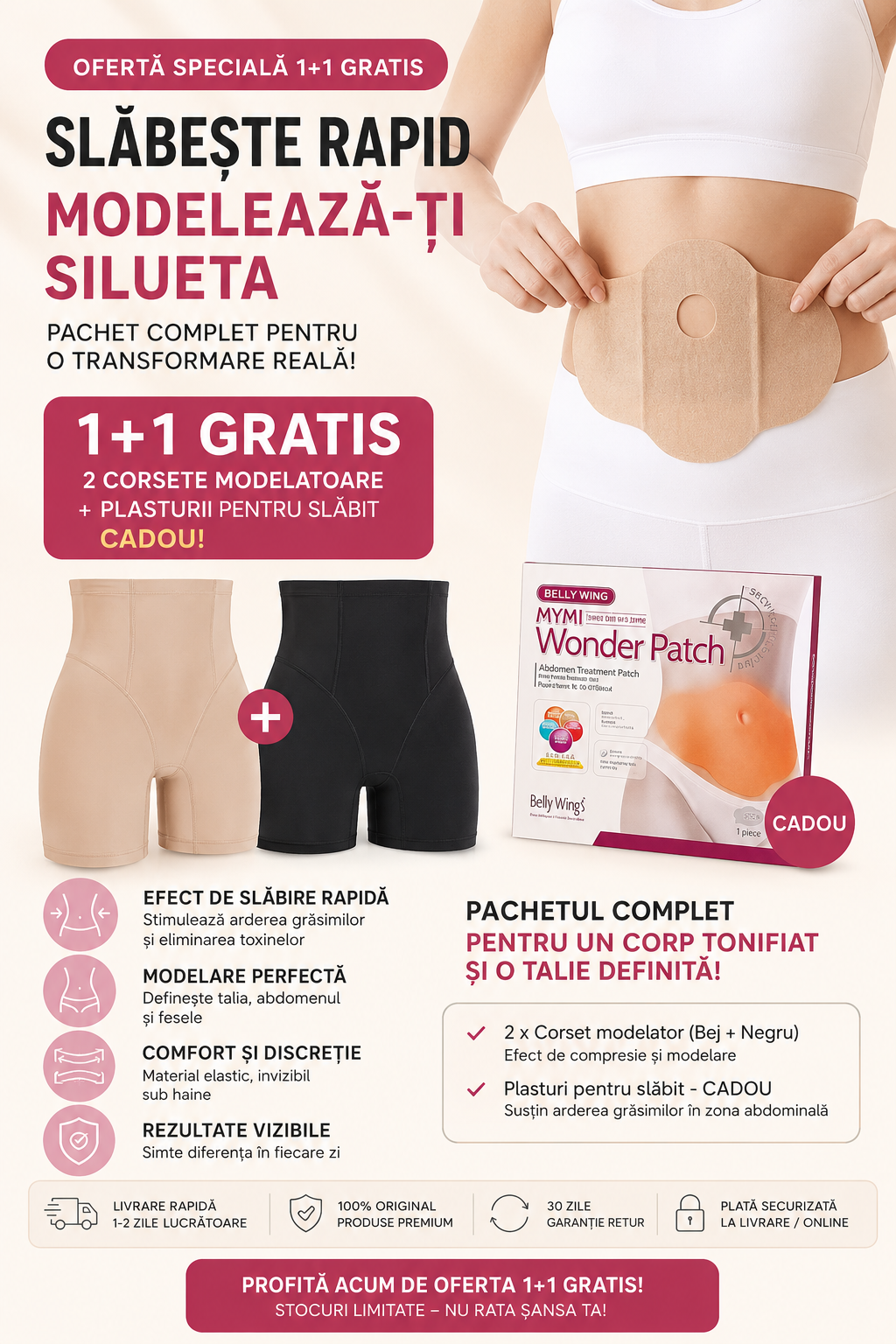 Corset modelator pentru slăbit